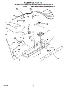 11 - Control Parts parts for Whirlpool Refrigerator ES2FHAXSB01 from AppliancePartsPros.com