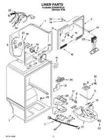 03 - Liner Parts parts for Whirlpool Refrigerator ER2MHKXPL05 from AppliancePartsPros.com