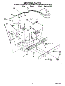 11 - Control Parts parts for Whirlpool Refrigerator ED2GHEXNB04 from AppliancePartsPros.com