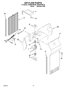 09 - Air Flow Parts parts for Whirlpool Refrigerator 7GS6SHEXPL02 from AppliancePartsPros.com