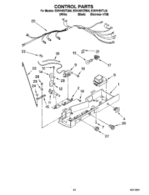 11 - Control Parts parts for Whirlpool Refrigerator ED5VHEXTQ00 from AppliancePartsPros.com