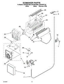 12 - Icemaker Parts, Optional Parts (Not Included) parts for Whirlpool Refrigerator ED5VHEXTQ00 from AppliancePartsPros.com