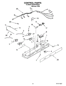 08 - Control Parts parts for Whirlpool Refrigerator 6ED2FHKXRL04 from AppliancePartsPros.com