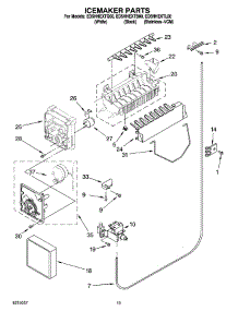 12 - Icemaker Parts, Optional Parts (Not Included) parts for Whirlpool Refrigerator ED5HHEXTQ00 from AppliancePartsPros.com