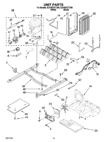09 - Unit Parts parts for Whirlpool Refrigerator ED5HBEXTB00 from AppliancePartsPros.com