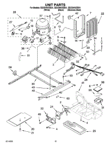 09 - Unit Parts parts for Whirlpool Refrigerator GS2SHAXSS01 from AppliancePartsPros.com