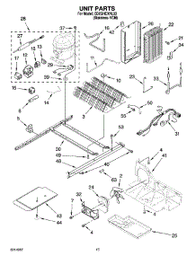 09 - Unit Parts parts for Whirlpool Refrigerator ED2GHEXNL03 from AppliancePartsPros.com