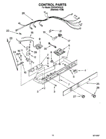 11 - Control Parts parts for Whirlpool Refrigerator ED2GHEXNL03 from AppliancePartsPros.com