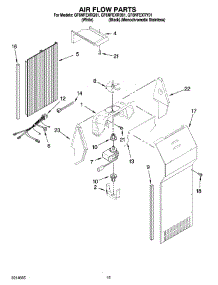 09 - Air Flow Parts parts for Whirlpool Refrigerator GF6NFEXRY01 from AppliancePartsPros.com