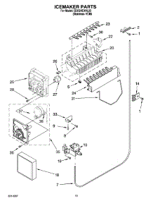 12 - Icemaker Parts, Optional Parts (Not Included) parts for Whirlpool Refrigerator ED2GHEXNL03 from AppliancePartsPros.com
