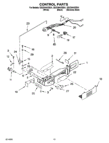 11 - Control Parts parts for Whirlpool Refrigerator GS2SHAXSB01 from AppliancePartsPros.com