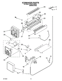 12 - Icemaker Parts, Optional Parts (Not Included) parts for Whirlpool Refrigerator 5VES3FHGRS02 from AppliancePartsPros.com