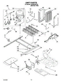 09 - Unit Parts parts for Whirlpool Refrigerator ED2NHGXRL02 from AppliancePartsPros.com