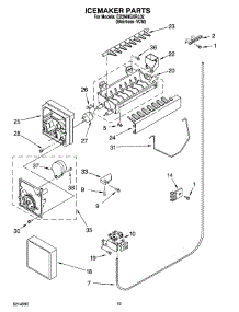 12 - Icemaker Parts, Optional Parts (Not Included) parts for Whirlpool Refrigerator ED2NHGXRL02 from AppliancePartsPros.com