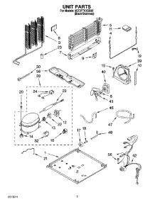 04 - Unit Parts parts for Whirlpool Refrigerator 8GT2FTKXSS00 from AppliancePartsPros.com
