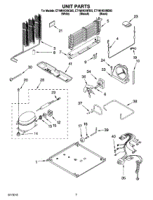 04 - Unit Parts parts for Whirlpool Refrigerator ET1MHKXMB05 from AppliancePartsPros.com