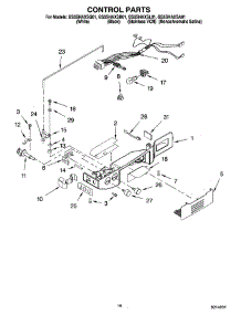 10 - Control Parts parts for Whirlpool Refrigerator GS5SHAXSQ01 from AppliancePartsPros.com
