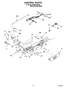 10 - Control Parts parts for Whirlpool Refrigerator GD5NVAXSA00 from AppliancePartsPros.com