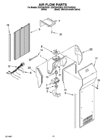 09 - Air Flow Parts parts for Whirlpool Refrigerator ES5FHAXSQ01 from AppliancePartsPros.com