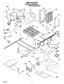 11 - Unit Parts parts for Whirlpool Refrigerator GD5NVAXSA00 from AppliancePartsPros.com