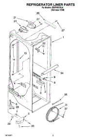 02 - Refrigerator Liner Parts parts for Whirlpool Refrigerator ED2FHEXSL01 from AppliancePartsPros.com