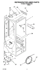 02 - Refrigerator Liner Parts parts for Whirlpool Refrigerator 5VGS3SHGKQ05 from AppliancePartsPros.com