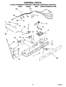 10 - Control Parts parts for Whirlpool Refrigerator ED5PHAXSL01 from AppliancePartsPros.com