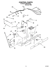 11 - Control Parts parts for Whirlpool Refrigerator ED2FHEXSL01 from AppliancePartsPros.com