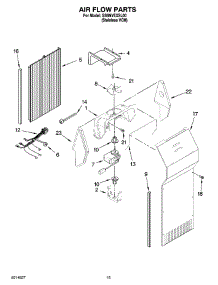 09 - Air Flow Parts parts for Whirlpool Refrigerator GS6NVEXSL00 from AppliancePartsPros.com