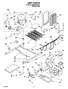 11 - Unit Parts parts for Whirlpool Refrigerator GS6NVEXSL00 from AppliancePartsPros.com