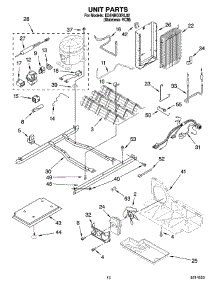09 - Unit Parts parts for Whirlpool Refrigerator ED5NHGXRL02 from AppliancePartsPros.com