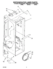 02 - Refrigerator Liner Parts parts for Whirlpool Refrigerator ED5RHAXNQ02 from AppliancePartsPros.com
