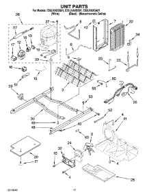 11 - Unit Parts parts for Whirlpool Refrigerator ES5LHAXSQ01 from AppliancePartsPros.com