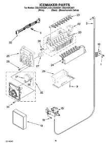 12 - Icemaker Parts, Optional Parts (Not Included) parts for Whirlpool Refrigerator ES5LHAXSQ01 from AppliancePartsPros.com