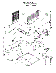 04 - Unit Parts parts for Whirlpool Refrigerator ET8FTEXST00 from AppliancePartsPros.com