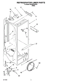 02 - Refrigerator Liner Parts parts for Whirlpool Refrigerator 6GS2SHQXRQ01 from AppliancePartsPros.com