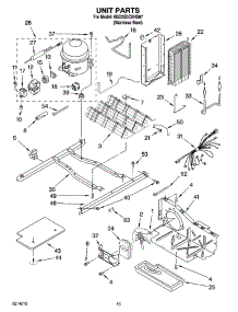 09 - Unit Parts parts for Whirlpool Refrigerator 6GD25DCXHS07 from AppliancePartsPros.com