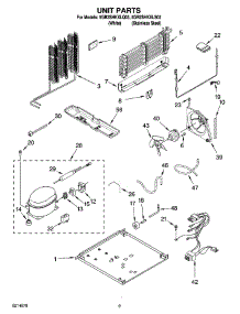 05 - Unit Parts parts for Whirlpool Refrigerator 5GR2SHKXLQ03 from AppliancePartsPros.com