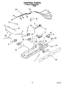 11 - Control Parts parts for Whirlpool Refrigerator 5VGS3SHGKQ04 from AppliancePartsPros.com