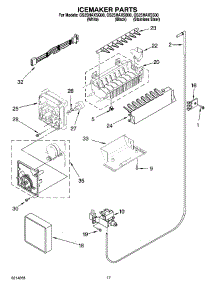 10 - Icemaker Parts parts for Whirlpool Refrigerator GS2SHAXSQ00 from AppliancePartsPros.com
