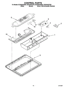 10 - Control Parts parts for Whirlpool Refrigerator GC5NHAXSB00 from AppliancePartsPros.com