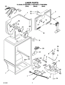 03 - Liner Parts parts for Whirlpool Refrigerator ET1MHKXMT04 from AppliancePartsPros.com