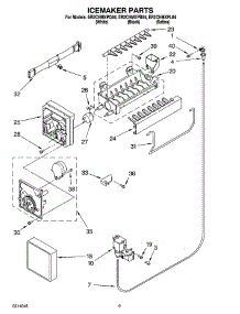 05 - Icemaker Parts parts for Whirlpool Refrigerator ER2CHMXPL04 from AppliancePartsPros.com