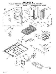 11 - Unit Parts parts for Whirlpool Refrigerator GC3NHAXSB00 from AppliancePartsPros.com