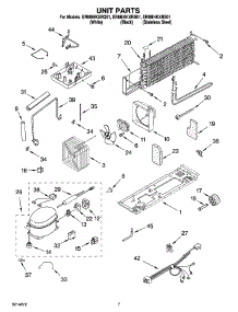 04 - Unit Parts parts for Whirlpool Refrigerator ER8MHKXRQ01 from AppliancePartsPros.com