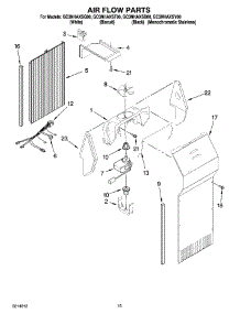 09 - Air Flow Parts parts for Whirlpool Refrigerator GC3NHAXST00 from AppliancePartsPros.com