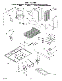 11 - Unit Parts parts for Whirlpool Refrigerator GC5NHAXST00 from AppliancePartsPros.com