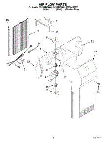12 - Air Flow Parts, Optional Parts (Not Included) parts for Whirlpool Refrigerator GS2SHAXSB00 from AppliancePartsPros.com