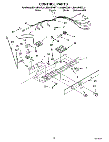 10 - Control Parts parts for Whirlpool Refrigerator ED5SHAXMB11 from AppliancePartsPros.com
