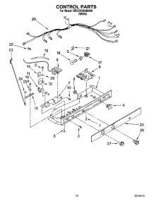 11 - Control Parts parts for Whirlpool Refrigerator BRS70CBANA00 from AppliancePartsPros.com